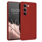 Microsonic Matte Silicone Xiaomi Redmi 15 Kılıf Kırmızı