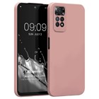 Microsonic Matte Silicone Xiaomi Redmi Note 11 Kılıf Rose Gold