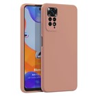 Microsonic Matte Silicone Xiaomi Redmi Note 11 Pro 5G Kılıf Rose Gold