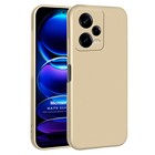 Microsonic Matte Silicone Xiaomi Redmi Note 12 Pro Kılıf Gold