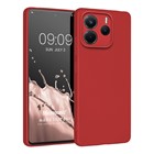 Microsonic Matte Silicone Xiaomi Redmi Note 14 5G Kılıf Kırmızı