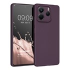 Microsonic Matte Silicone Xiaomi Redmi Note 14 5G Kılıf Mor