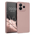 Microsonic Matte Silicone Xiaomi Redmi Note 14 5G Kılıf Rose Gold