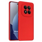 Microsonic Matte Silicone Xiaomi Redmi Note 15 Pro 5G Kılıf Kırmızı