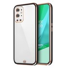 Microsonic OnePlus 9 Pro Kılıf Laser Plated Soft Siyah