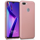 Microsonic Matte Silicone Oppo A12 Kılıf Rose Gold