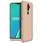 Microsonic Oppo A5 2020 Kılıf Double Dip 360 Protective Gold