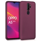 Microsonic Matte Silicone Oppo A5 2020 Kılıf Mor