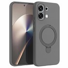 Microsonic Oppo A6 Pro Kılıf Aura Stant MagSafe Gri