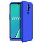 Microsonic Oppo A9 2020 Kılıf Double Dip 360 Protective Mavi