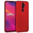 Microsonic Matte Silicone Oppo A9 2020 Kılıf Kırmızı