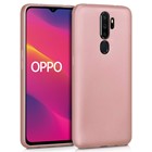 Microsonic Matte Silicone Oppo A9 2020 Kılıf Rose Gold