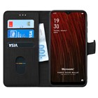 Microsonic Oppo F9 F9 Pro Kılıf Fabric Book Wallet Siyah