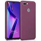 Microsonic Matte Silicone Oppo F9 F9 Pro Kılıf Mor