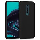 Microsonic Matte Silicone Oppo Reno 2 Kılıf Siyah