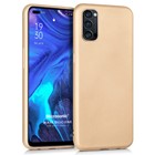 Microsonic Matte Silicone Oppo Reno 4 Kılıf Gold