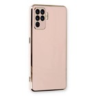 Microsonic Oppo Reno 5 Lite Kılıf Olive Plated Pembe