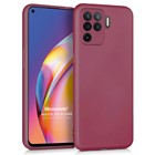 Microsonic Matte Silicone Oppo Reno 5 Lite Kılıf Mor