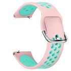 Microsonic Realme Watch S Pro Rainbow Sport Band Kordon Açık Pembe Turkuaz