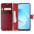 Microsonic Realme 10 4G Kılıf Delux Leather Wallet Kırmızı