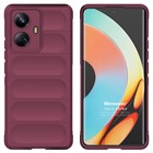 Microsonic Realme 10 Pro 5G Kılıf Oslo Prime Bordo