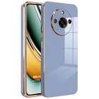 Microsonic Realme 11 Pro Kılıf Olive Plated Lavanta Grisi