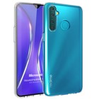 Microsonic Realme 5 Pro Kılıf Transparent Soft Beyaz