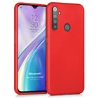 Microsonic Matte Silicone Realme 5i Kılıf Kırmızı