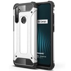 Microsonic Realme 5i Kılıf Rugged Armor Gümüş