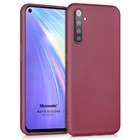 Microsonic Matte Silicone Realme 6 Kılıf Mor