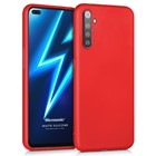 Microsonic Matte Silicone Realme 6 Pro Kılıf Kırmızı