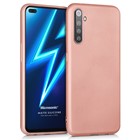 Microsonic Matte Silicone Realme 6 Pro Kılıf Rose Gold