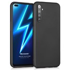 Microsonic Matte Silicone Realme 6 Pro Kılıf Siyah