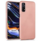 Microsonic Matte Silicone Realme 7 Kılıf Rose Gold