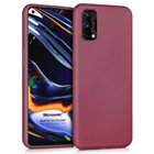 Microsonic Matte Silicone Realme 7 Pro Kılıf Mor