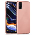 Microsonic Matte Silicone Realme 7 Pro Kılıf Rose Gold