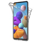 Microsonic Realme 8i Kılıf 6 Tarafı Tam Full Koruma 360 Clear Soft Şeffaf