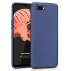 Microsonic Matte Silicone Realme C2 Kılıf Lacivert