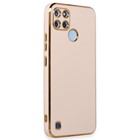 Microsonic Realme C25Y Kılıf Olive Plated Pembe