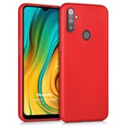 Microsonic Matte Silicone Realme C3 Kılıf Kırmızı