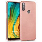 Microsonic Matte Silicone Realme C3 Kılıf Rose Gold