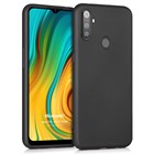 Microsonic Matte Silicone Realme C3 Kılıf Siyah