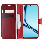 Microsonic Realme Note 50 Kılıf Delux Leather Wallet Kırmızı