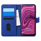 Microsonic Reeder P13 Blue Plus 2022 Kılıf Fabric Book Wallet Lacivert