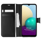 Microsonic Samsung Galaxy A02 Kılıf Delux Leather Wallet Siyah