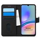 Microsonic Samsung Galaxy A05s Kılıf Fabric Book Wallet Siyah