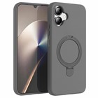 Microsonic Samsung Galaxy A06 Kılıf Aura Stant MagSafe Gri