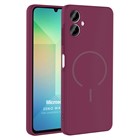 Microsonic Samsung Galaxy A07 Kılıf Zeno MagSafe Mürdüm