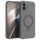 Microsonic Samsung Galaxy A07 Kılıf Aura Stant MagSafe Gri