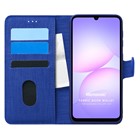 Microsonic Samsung Galaxy A07 Kılıf Fabric Book Wallet Lacivert